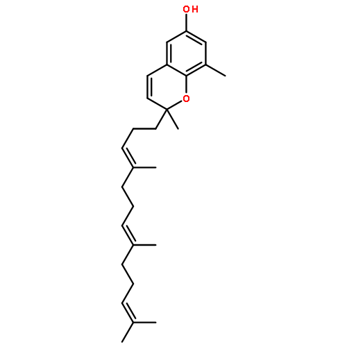 2H-1-Benzopyran-6-ol,2,8-dimethyl-2-[(3E,7E)-4,8,12-trimethyl-3,7,11-tridecatrien-1-yl]-