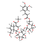 6''-O-trans-sinapoylgenipin gentiobioside