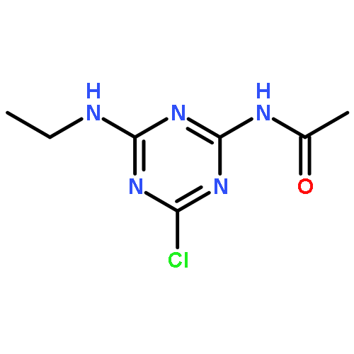 Acetamide,N-[4-chloro-6-(ethylamino)-1,3,5-triazin-2-yl]-