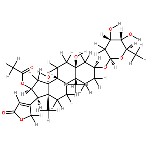 16-O-acetyl-hydroxyperiplogenin 3-O-beta-D-digitoxopyranoside