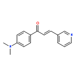 2-Propen-1-one, 1-[4-(dimethylamino)phenyl]-3-(3-pyridinyl)-