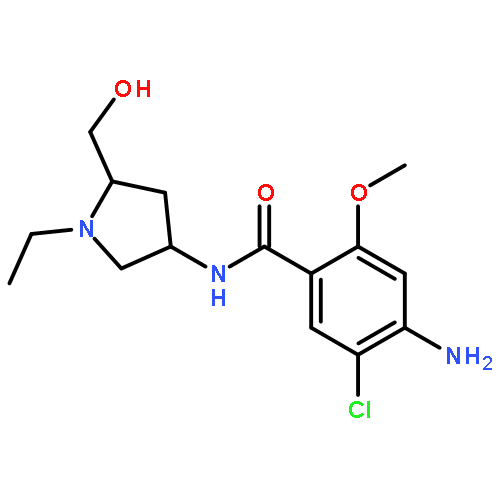 Benzamide,4-amino-5-chloro-N-[(3S,5S)-1-ethyl-5-(hydroxymethyl)-3-pyrrolidinyl]-2-methoxy-