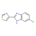 1H-Benzimidazole, 5-chloro-2-(4-thiazolyl)-