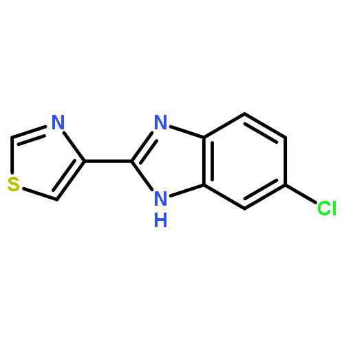 1H-Benzimidazole, 5-chloro-2-(4-thiazolyl)-