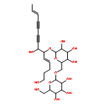 b-D-Glucopyranoside,2-hydroxy-1-(5-hydroxy-1-penten-1-yl)-7-nonene-3,5-diyn-1-yl 6-O-b-D-glucopyranosyl-