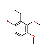 Benzene, 1-bromo-3,4-dimethoxy-2-propyl-