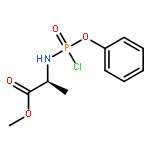 L-Alanine, N-(chlorophenoxyphosphinyl)-, methyl ester