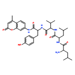 L-Tyrosinamide,L-leucyl-L-leucyl-L-valyl-N-(4-methyl-2-oxo-2H-1-benzopyran-7-yl)-