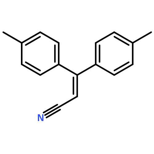 2-Propenenitrile, 3,3-bis(4-methylphenyl)-