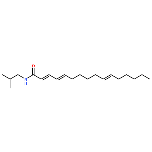 N-isobutyl-(2E,4E,10Z)-hexadeca-2,4,10-trienamide