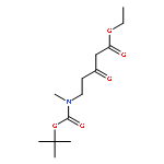 ethyl 5-[methyl(tert-butoxycarbonyl)amino]-3-oxopentanoate