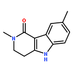 2,8-dimethyl-2,3,4,5-tetrahydro-1H-pyrido[4,3-b]indol-1-one