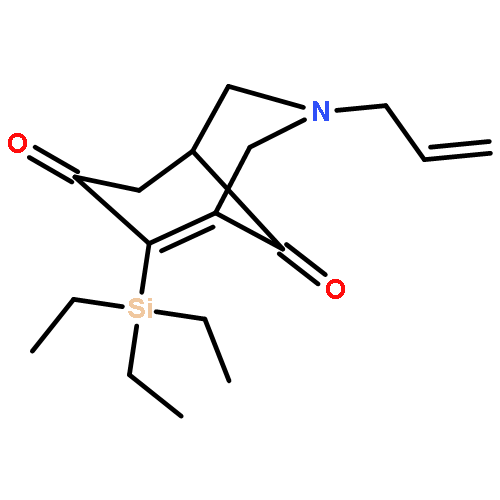 3-Azabicyclo[3.3.1]non-5-ene-7,9-dione, 3-(2-propenyl)-6-(triethylsilyl)-