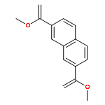 Naphthalene, 2,7-bis(1-methoxyethenyl)-