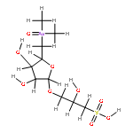 (2S)-3-(5'-deoxy-5'-dimethylarsinoyl-beta-D-ribosyloxy)-2-hydroxypropanesulfonic acid