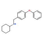 BENZENEMETHANAMINE, N-CYCLOHEXYL-4-PHENOXY-