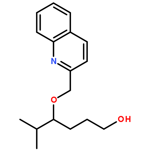 1-Hexanol, 5-methyl-4-(2-quinolinylmethoxy)-