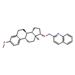 Quinoline, 2-[[[(17b)-3-methoxyestra-1,3,5(10)-trien-17-yl]oxy]methyl]-