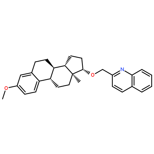 Quinoline, 2-[[[(17b)-3-methoxyestra-1,3,5(10)-trien-17-yl]oxy]methyl]-