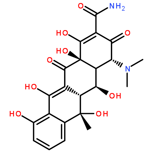 2-Naphthacenecarboxamide,4-(dimethylamino)-1,4,4a,5,5a,6,11,12a-octahydro-3,5,6,10,12,12a-hexahydroxy-6-methyl-1,11-dioxo-,(4R,4aR,5S,5aR,6S,12aS)-