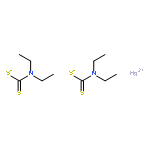 Bis(diethyldithiocarbamate) mercury complex