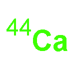 Calcium, isotope ofmass 44