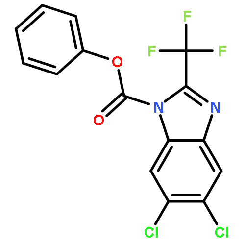 1H-Benzimidazole-1-carboxylicacid, 5,6-dichloro-2-(trifluoromethyl)-, phenyl ester