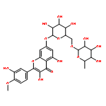 4H-1-Benzopyran-4-one,7-[[6-O-(6-deoxy-a-L-mannopyranosyl)-b-D-glucopyranosyl]oxy]-3,5-dihydroxy-2-(3-hydroxy-4-methoxyphenyl)-