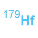 Hafnium, isotope ofmass 179