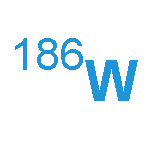 Tungsten, isotope ofmass 186