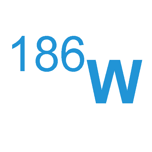 Tungsten, isotope ofmass 186