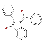 1H-Indene, 3-bromo-1-(bromophenylmethylene)-2-phenyl-, (1E)-