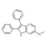 1H-Indole,6-methoxy-2,3-diphenyl-