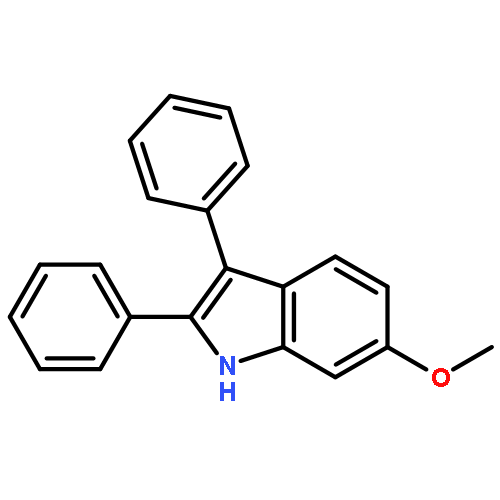 1H-Indole,6-methoxy-2,3-diphenyl-