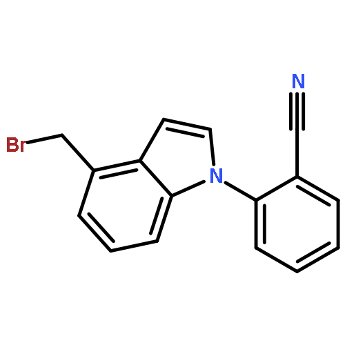 Benzonitrile, 2-[4-(bromomethyl)-1H-indol-1-yl]-