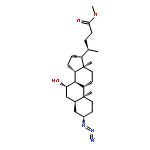 Cholan-24-oic acid, 3-azido-7-hydroxy-, methyl ester, (3b,5b,7b)-