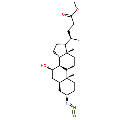 Cholan-24-oic acid, 3-azido-7-hydroxy-, methyl ester, (3b,5b,7b)-