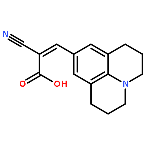 2-Propenoic acid,2-cyano-3-(2,3,6,7-tetrahydro-1H,5H-benzo[ij]quinolizin-9-yl)-