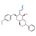 4-Methoxyphenyl 2-Azido-4,6-O-benzylidene-2-deoxy-beta-D-glucopyranoside