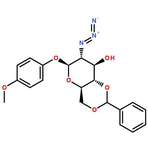 4-Methoxyphenyl 2-Azido-4,6-O-benzylidene-2-deoxy-beta-D-glucopyranoside