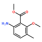 Benzoic acid,6-amino-2-methoxy-3-methyl-, methyl ester