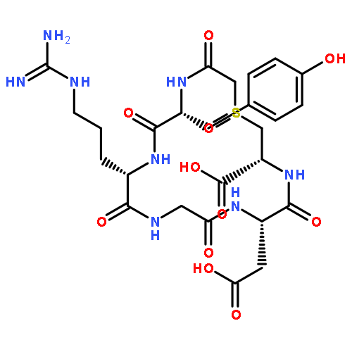 CYCLO(-D-TYR-ARG-GLY-ASP-CYS(CARBOXYMETHYL)-OH) SULFOXIDE