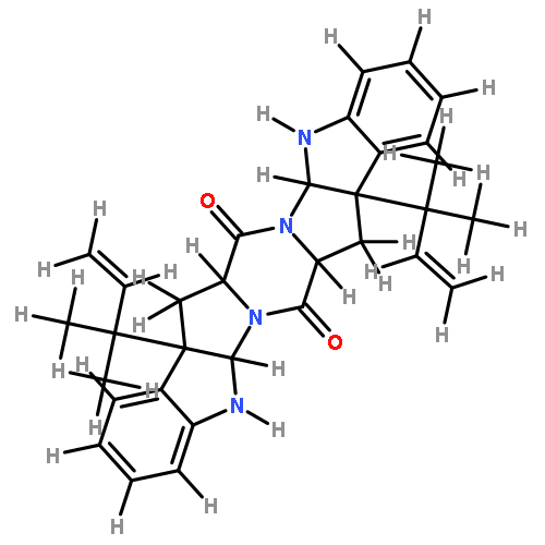 (5aS,7aS,8aR,13aS,15aS,16aR)-8a,16a-bis(1,1-dimethyl-2-propenyl)-5a,8,8a,13,13a,15a,16,16a-octahydropyrazinodipyrrolodiindole-7,15(5H,7aH)-dione