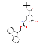 Glycine,N-[(1,1-dimethylethoxy)carbonyl]-N-[2-[[(9H-fluoren-9-ylmethoxy)carbonyl]amino]ethyl]-