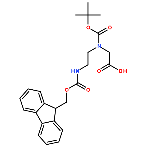 Glycine,N-[(1,1-dimethylethoxy)carbonyl]-N-[2-[[(9H-fluoren-9-ylmethoxy)carbonyl]amino]ethyl]-