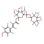 (E)-1-O-p-Coumaroyl-beta-D-xylopyranosyl-(1->6)-beta-D-glucopyranose