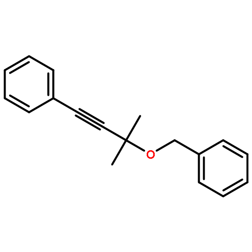 Benzene, [[(1,1-dimethyl-3-phenyl-2-propynyl)oxy]methyl]-