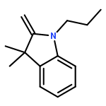 1H-Indole, 2,3-dihydro-3,3-dimethyl-2-methylene-1-propyl-