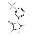 4-Imidazolidinone, 5-methyl-2-thioxo-3-[3-(trifluoromethyl)phenyl]-, (±)-