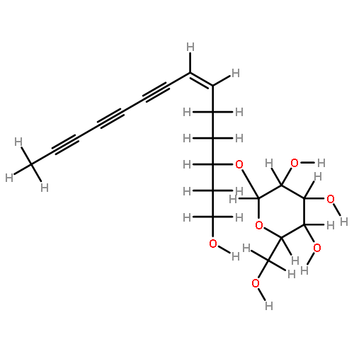 3-O-beta-D-Glucopyranoside-6-Tetradecene-8,10,12-triyne-1,3-diol